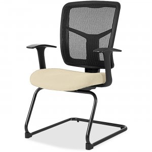 Lorell Adjustable Arms Mesh Guest Chair 86202007 LLR86202007
