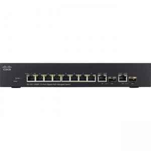Cisco Layer 3 Switch - Refurbished SRW2008MP-K9-NA-RF SG300-10MP