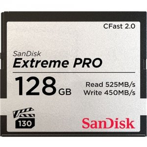 SanDisk Extreme PRO CFast 2.0 Memory Card SDCFSP-128G-A46D