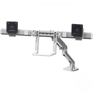 Ergotron HX Dual Monitor Desktop Arm (Polished Aluminum) 45-476-026