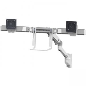 Ergotron HX Dual Monitor Wall Mount Arm (White) 45-479-216