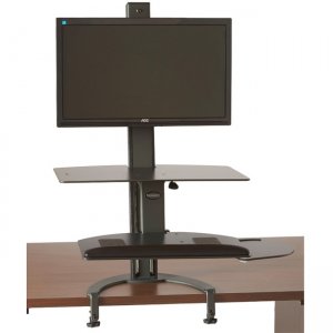 HealthPostures TaskMate Go Single Monitor with Large Work Surface 6301