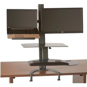 HealthPostures TaskMate Go Laptop and Monitor Mount with Large Work Surface 6361