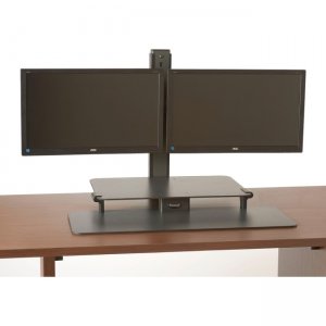 HealthPostures TaskMate Slide Dual Monitor Mount Sit and Stand Desk 6380