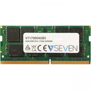 V7 4GB DDR4 PC4-17000 - 2133Mhz SO DIMM Notebook Memory Module V7170004GBS