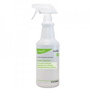 Diversey Suma Supreme Pot and Pan Detergent Spray Bottle, 32 oz, 12/Carton DVOD1222665 D1222665