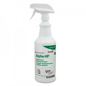 Diversey Alpha-HP Multi-Surface Disinfectant Cleaner Spray Bottle, 32 oz, 12/Carton DVOD1222660 D1222660