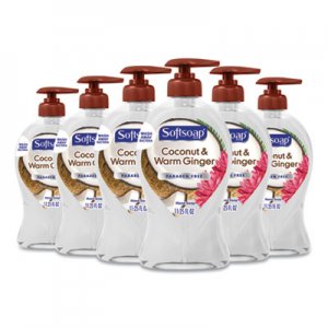 Softsoap Moisturizing Hand Soap, Coconut & Warm Ginger, 11 1/4 oz Pump Bottle, 6/Carton CPC44578 US03565A