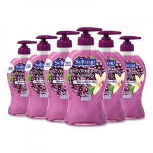 Softsoap Moisturizing Hand Soap, Black Raspberry & Vanilla, 11 1/4 oz Pump Bottle, 6/Ctn CPC44575 US03573A