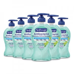 Softsoap Antibacterial Hand Soap, Fresh Citrus, 11 1/4 oz Pump Bottle, 6/Carton CPC44572 US03563A