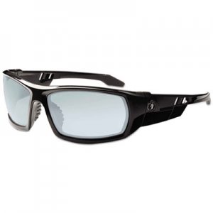Ergodyne Skullerz Odin Safety Glasses, Black Frame/Indoor/Outdoor Lens, Nylon/Polycarb EGO50080 50080