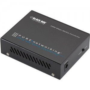 Black Box Pure Networking Gigabit Media Converter, 1000-Mbps Copper to 1000-Mbps SFP LGC200A