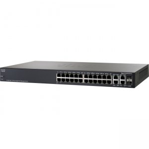 Cisco SG 300-28P 28-port Gigabit PoE Managed Switch - Refurbished SRW2024P-K9-NA-RF SG300-28P