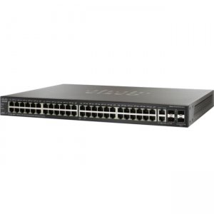 Cisco 48-Port 10/100 PoE+ Managed Switch w/Gig Uplinks - Refurbished SF300-48PP-K9NA-RF SF300-48PP