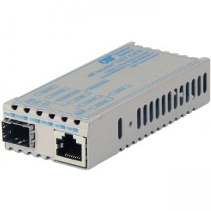 Omnitron Systems miConverter GX/T PoE/D SFP US AC & PoE Powered 1239D-0-01 1239D-0-x