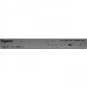 Gefen Ultra HD 600 MHz 1:2 Splitter for HDMI w/ HDR EXT-UHD600-12