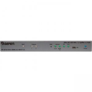 Gefen Ultra HD 600 MHz 1:2 Splitter for HDMI w/ HDR EXT-UHD600-12