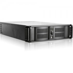 iStarUSA 3U High Performance Rackmount Chassis with 750W Redundant Power Supply D-300L-75S2UP8G