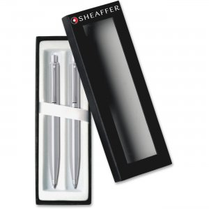 Cross Sheaffer Chrome Barrel Pen/Pencil Set E932351 CROE932351