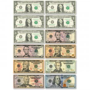Ashley US Dollar Bill Set Die-cut Magnets 10066 ASH10066