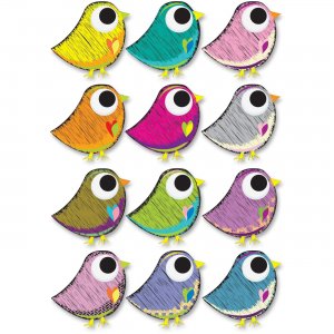 Ashley Scribble Bird Design Dry Erase Magnet 10084 ASH10084