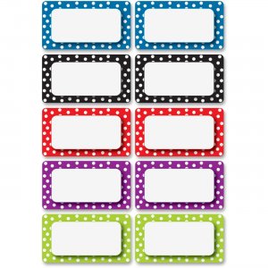 Ashley Dotted Dry Erase Nameplate Magnets 10118 ASH10118