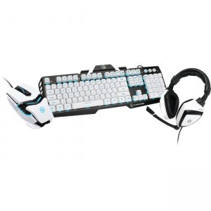 Iogear Kaliber Gaming Imperial White Edition Gamer Pack GKMHKIT1E