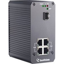 GeoVision 4-port Gigabit 802.3at PoE Switch GV-POE0410-E