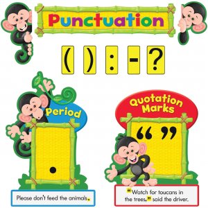 TREND Monkey Coll. Punctuation Bulletin Board Set 8282 TEP8282