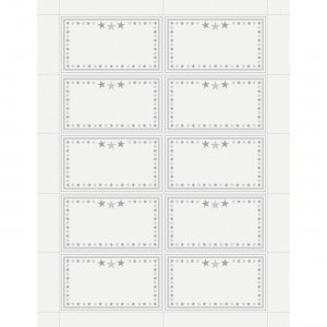 Geographics Star Border Recognition Cards 48674 GEO48674