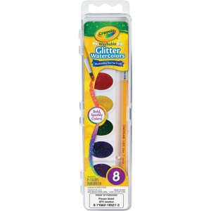 Crayola Washable Glitter Watercolors Set 530527 CYO530527