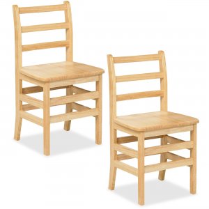 ECR4KIDS 16" 3 Rung Ladderback Chair - Assembled ELR-15322 ECR15322
