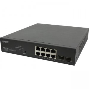 Transition Networks Smart Managed PoE+ Switch SM8TAT2SA-NA SM8TAT2SA