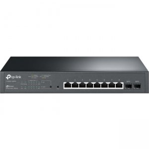 TP-LINK JetStream 8-Port Gigabit Smart PoE+ Switch with 2 SFP Slots T1500G-10MPS