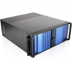 iStarUSA 4U Compact Stylish Rackmount Chassis with 500W Redundant Power Supply D-400SEA-50R8PD8