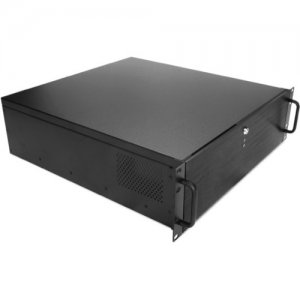 iStarUSA 3U 5.25" 3-Bay Compact microATX Chassis with 500W Redundant Power Supply DN-300-50R8PD8