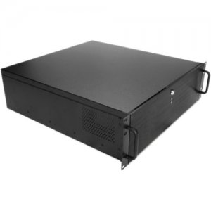 iStarUSA 3U 5.25" 3-Bay Compact microATX Chassis with 550W Redundant Power Supply DN-300-55R8P