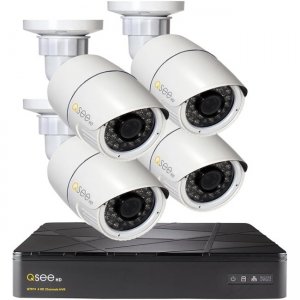 Q-see 4-Channel IP Surveillance System with 4 HD Plus 3MP Cameras QT874-4Z7-2