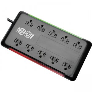 Tripp Lite Protect It! 10-Outlet Surge Protector, 6 ft. Cord, 2880 Joules, Black Housing TLP1006B