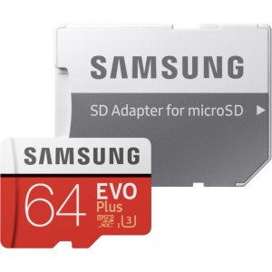 Samsung MicroSDXC EVO Plus Memory Card w/ Adapter 64GB (2017 Model) MB-MC64GA/AM