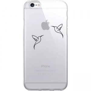 OTM Prints Clear Phone Case, Hummingbirds - iPhone 7/7S OP-IP7V1CG-ICN-03