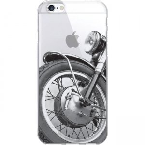 OTM Prints Clear Phone Case, Motorcycle - iPhone 7/7S OP-IP7V1CG-RGD-03
