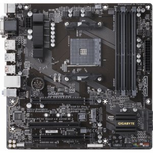 Gigabyte Ultra Durable (rev. 1.0) Desktop Motherboard GA-AB350M-D3H