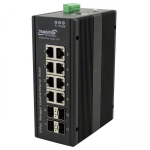 Transition Networks Managed Hardened Gigabit Ethernet Switch SISGM1040-184D-LRT