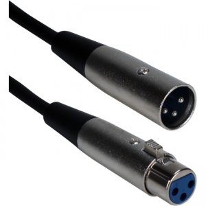 QVS 6ft XLR Male to Female Balanced Audio Cable XLRMF-06