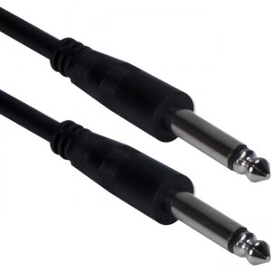 QVS 10ft 1/4 Male to Male Audio Cable TS-10
