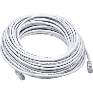 Monoprice Cat5e 24AWG UTP Ethernet Network Patch Cable, 75ft White 5006