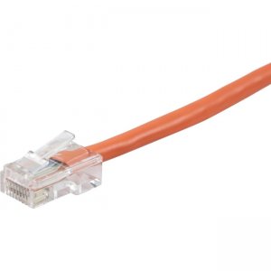 Monoprice ZEROboot Series Cat5e 24AWG UTP Ethernet Network Patch Cable, 50ft Orange 13176