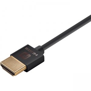 Monoprice Ultra Slim Series High Speed HDMI Cable, 4ft Black 13582