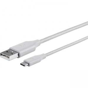 Monoprice Palette Series 2.0 USB-C to USB A, 3ft White 14934
